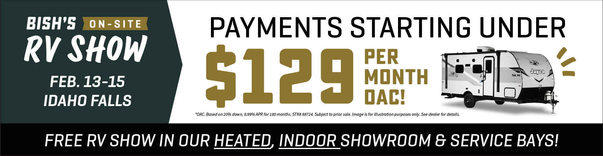 On-Site RV Show - Feb. 13-15 -Bish's RV of Idaho Falls, ID